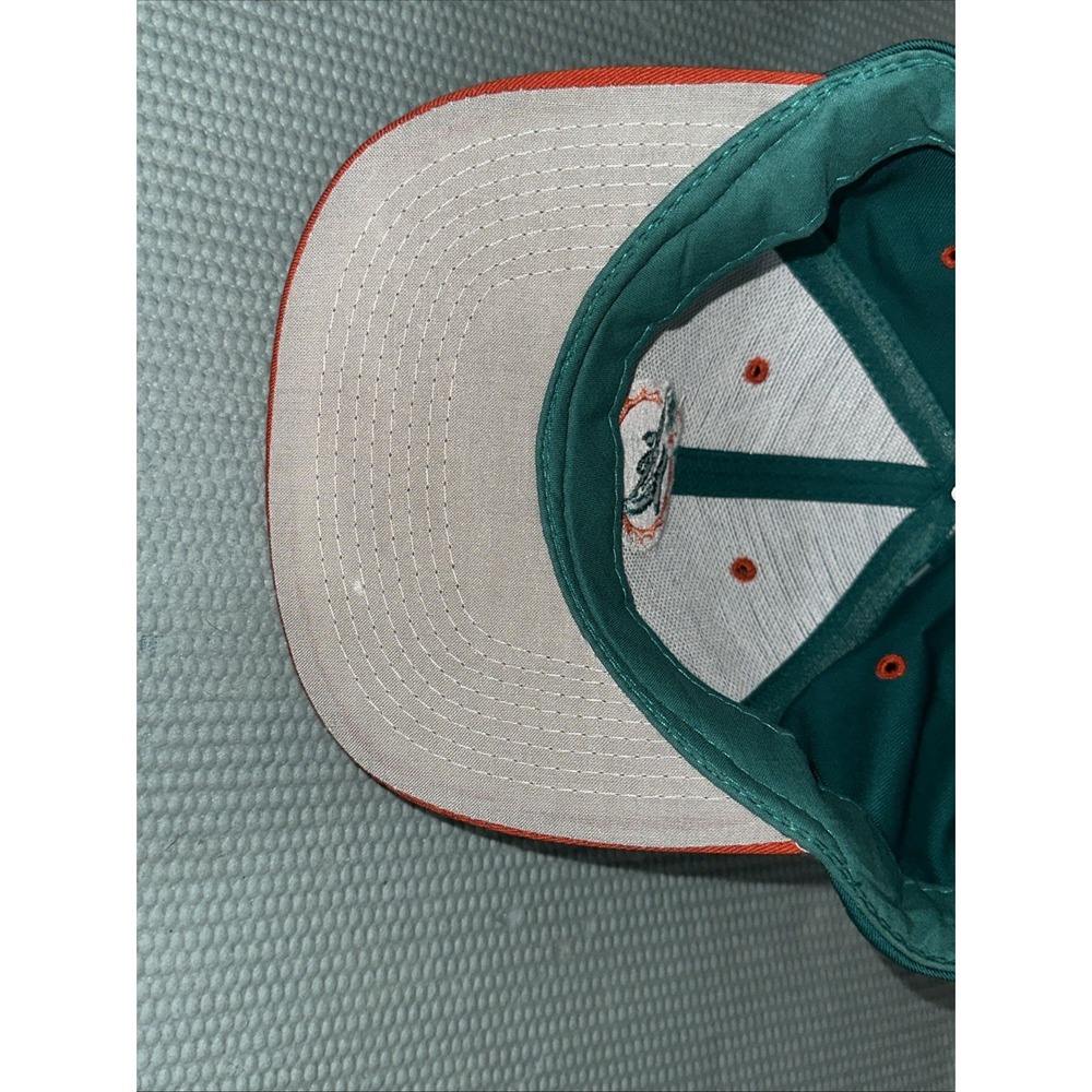 NWT Vintage 90s Logo 7 Team NFL Miami Dolphins SnapBack Hat Sports‎ Football - Picture 13 of 14
